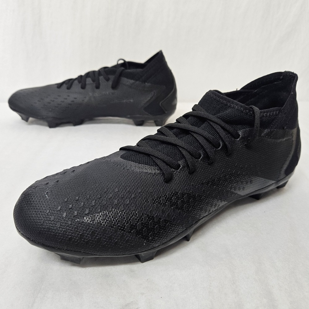Adidas Predator Accuracy.3 Firm Ground Soccer Cleats GW4593 Black Mens Size 11 - Picture 3 of 11